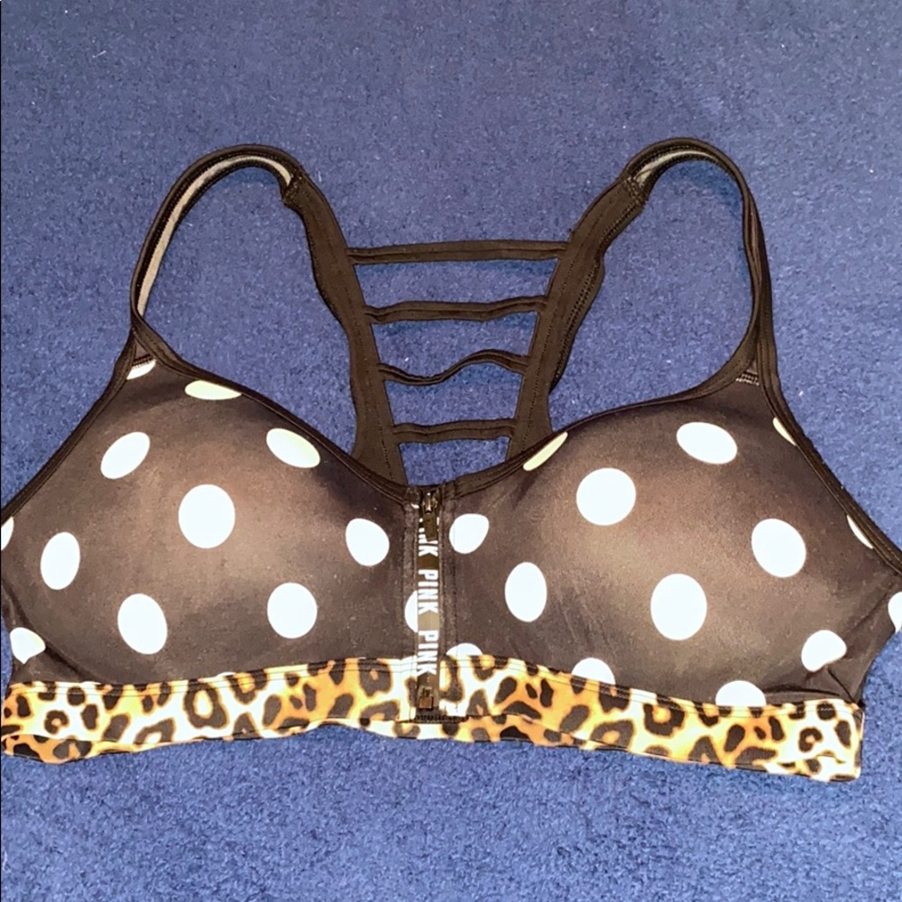 Victoria Secret zip up sports bra